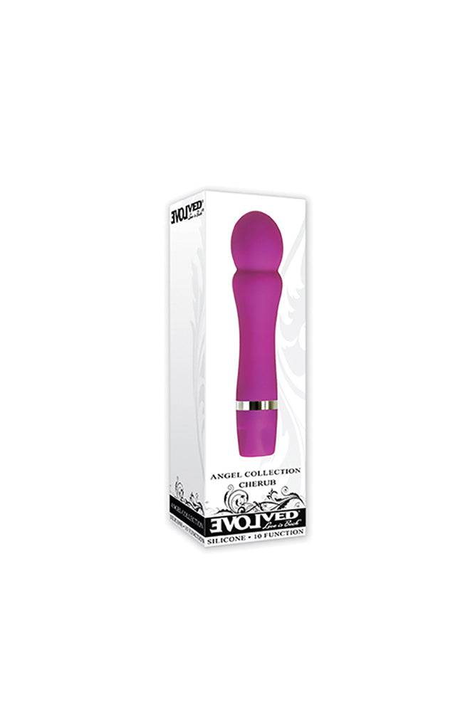 Evolved - Angel Collection - Cherub Mini Vibrator - Purple - Stag Shop