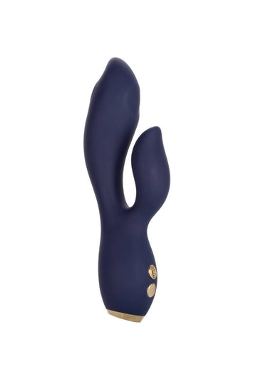 Cal Exotics - Chic - Blossom Dual Vibrator - Blue - Stag Shop