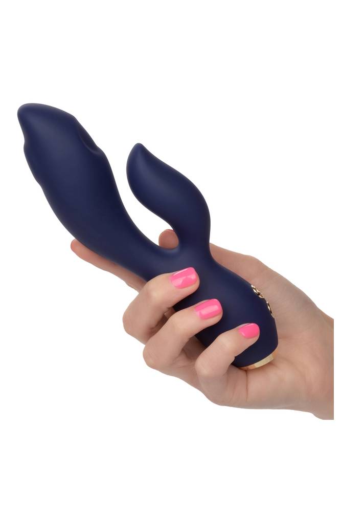 Cal Exotics - Chic - Blossom Dual Vibrator - Blue - Stag Shop