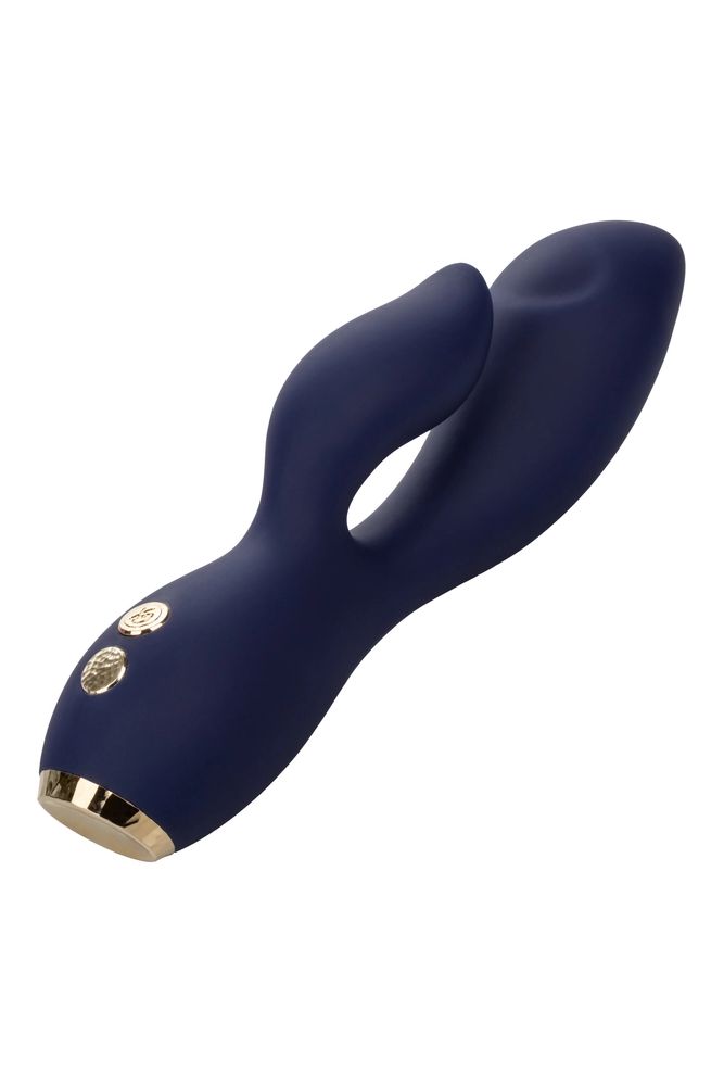 Cal Exotics - Chic - Blossom Dual Vibrator - Blue - Stag Shop