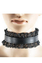 Ego Driven - Fancy Lace Choker - Black - Medium - Stag Shop