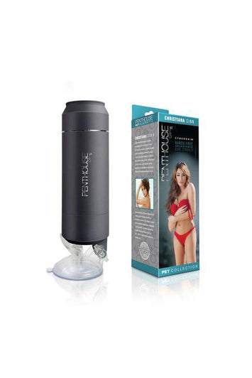 Topco - Penthouse Pet - Cyberskin Hands-Free Dual Stroker - Christina Cinn - Stag Shop