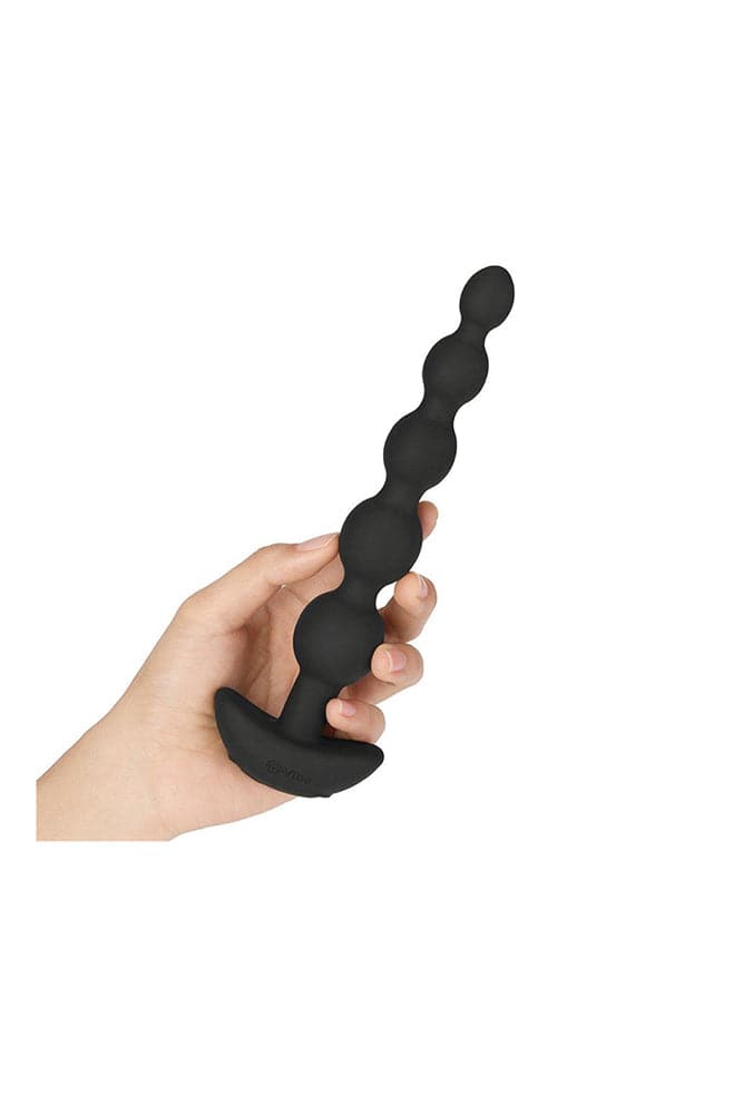b-Vibe - Cinco Anal Beads - Black - Stag Shop
