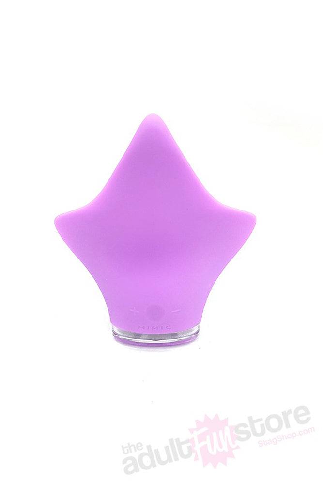 Clandestine - Luxury Rechargeable MIMIC Lay-On Vibrator - Lilac - Stag Shop