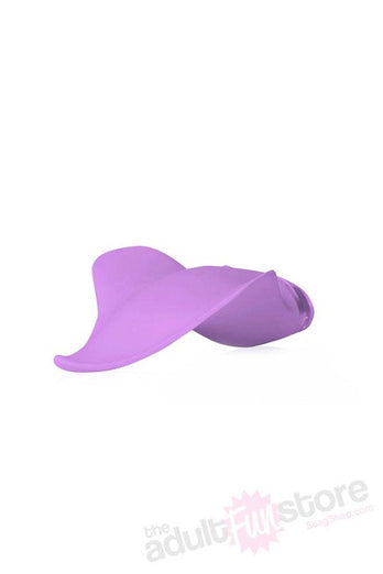 Clandestine - Luxury Rechargeable MIMIC Lay-On Vibrator - Lilac - Stag Shop
