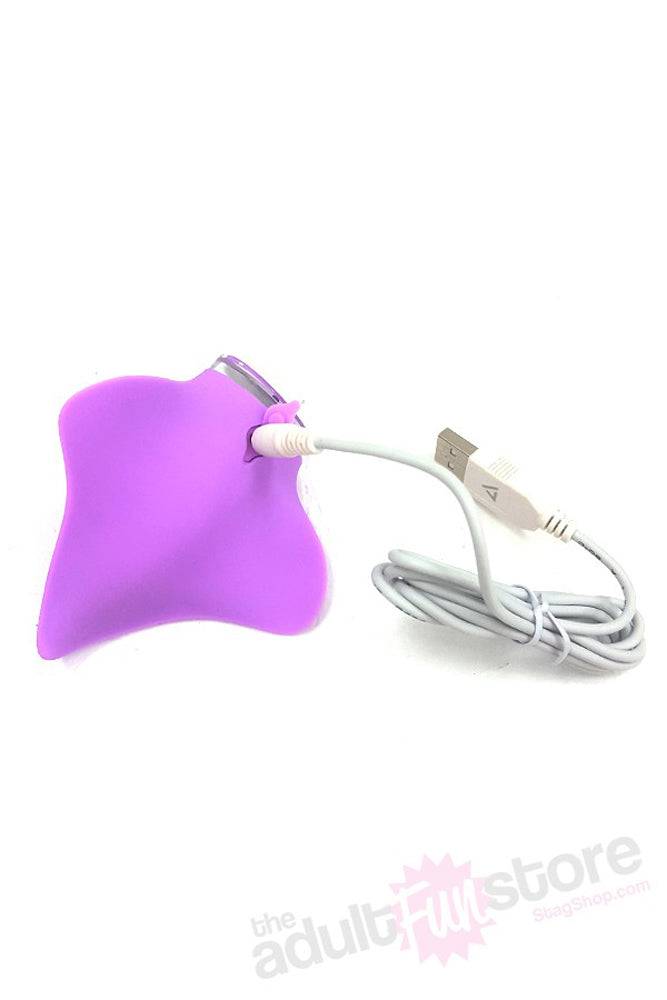 Clandestine - Luxury Rechargeable MIMIC Lay-On Vibrator - Lilac - Stag Shop
