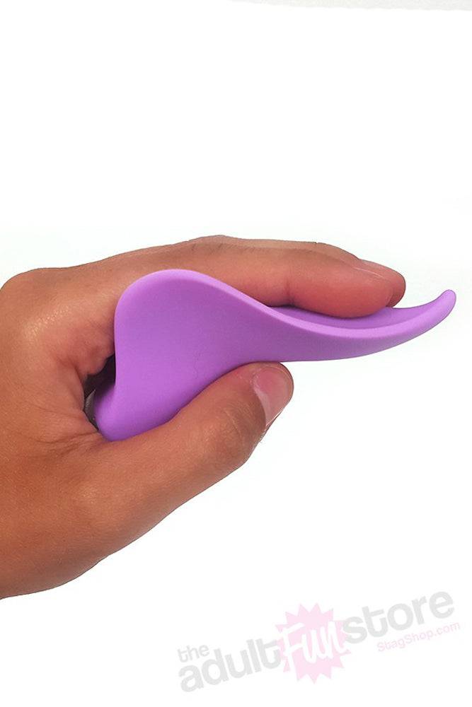 Clandestine - Luxury Rechargeable MIMIC Lay-On Vibrator - Lilac - Stag Shop