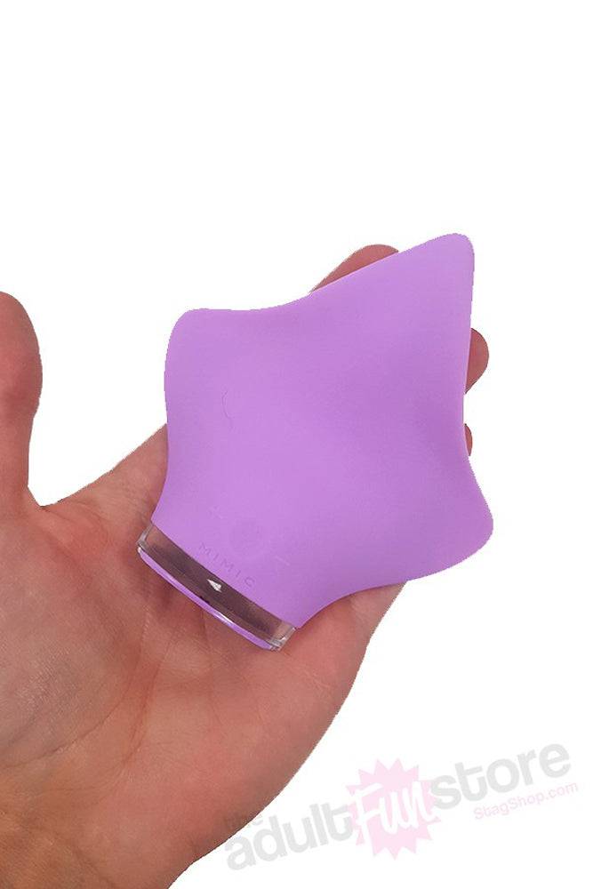 Clandestine - Luxury Rechargeable MIMIC Lay-On Vibrator - Lilac - Stag Shop