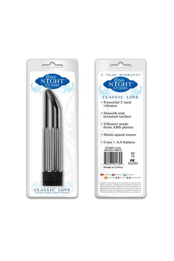 Evolved - One Night Stand - Classic Love Vibrator - Silver - Stag Shop