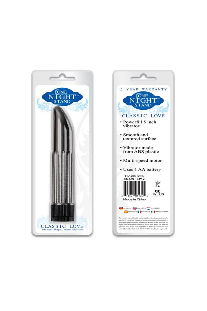 Evolved - One Night Stand - Classic Love Vibrator - Silver - Stag Shop