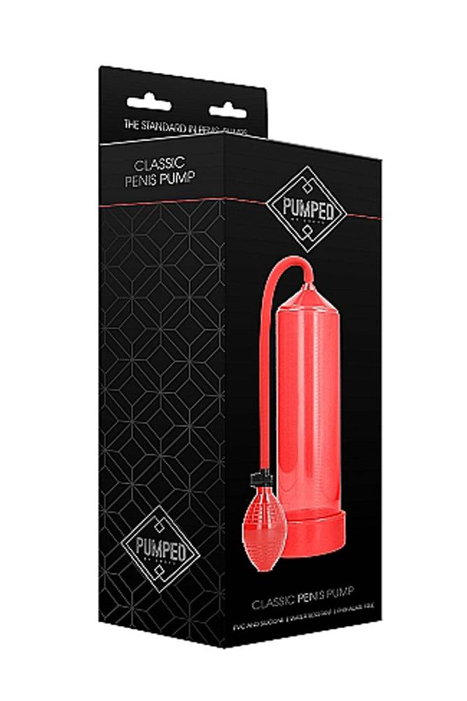 Shots Toys - Pumped - Classic Penis Pump - Red - Stag Shop