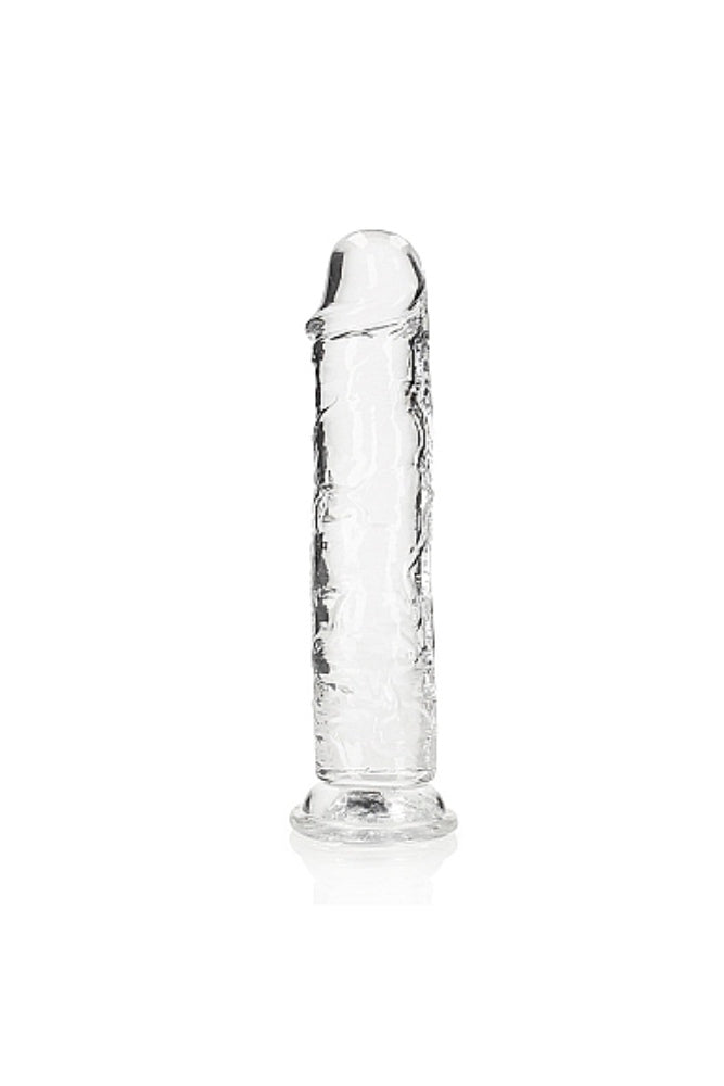 Shots Toys - Real Rock - 10" Realistic Dildo with Suction Cup - Clear - Stag Shop