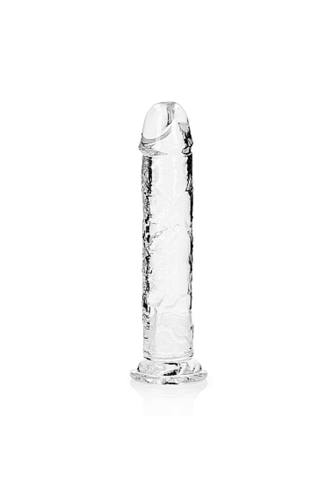 Shots Toys - Real Rock - 11" Realistic Dildo with Suction Cup - Clear - Stag Shop