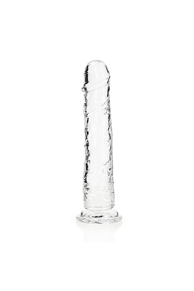 Shots Toys - Real Rock - 11" Realistic Dildo with Suction Cup - Clear - Stag Shop