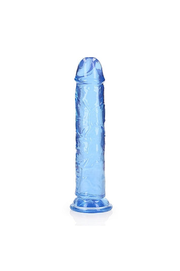 Shots Toys - Real Rock - 8" Realistic Dildo with Suction Cup - Blue - Stag Shop