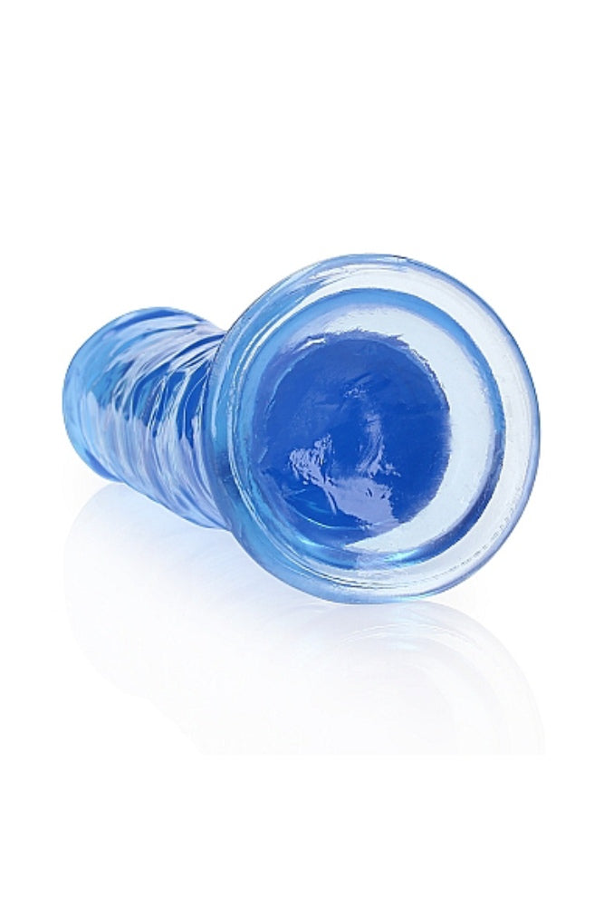 Shots Toys - Real Rock - 8" Realistic Dildo with Suction Cup - Blue - Stag Shop
