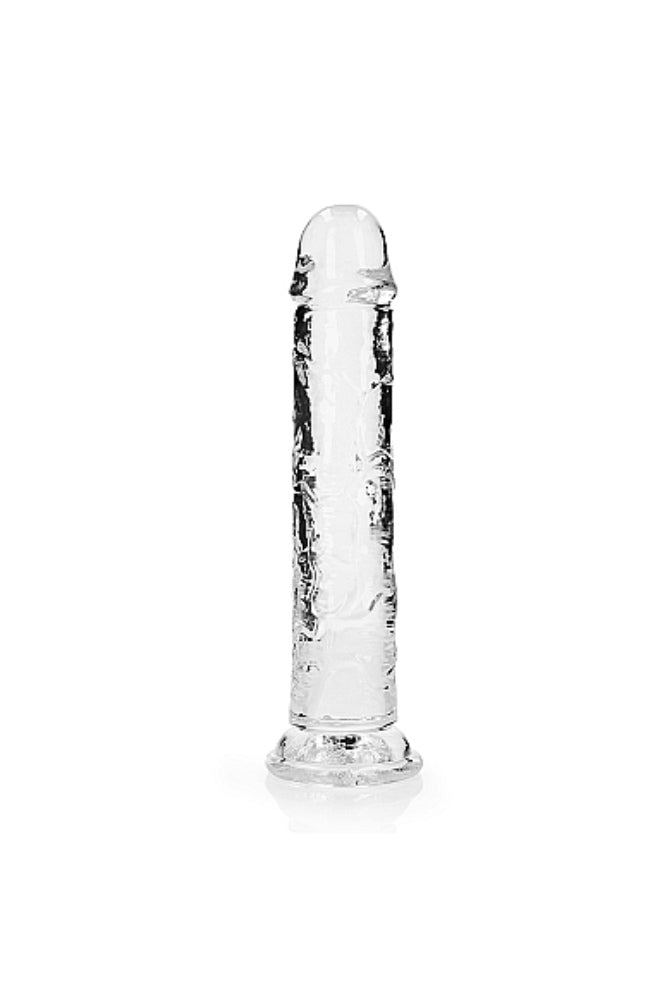 Shots Toys - Real Rock - 9" Realistic Dildo with Suction Cup - Clear - Stag Shop