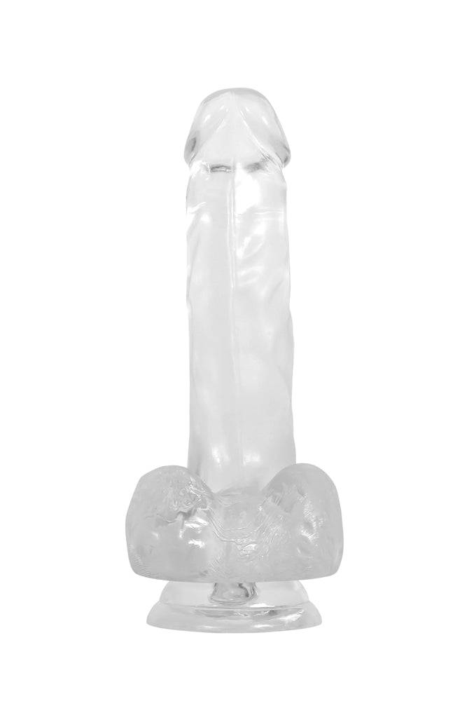 Evolved - Gender X - Clearly Combo Dildo & Stroker Set - Clear - Stag Shop