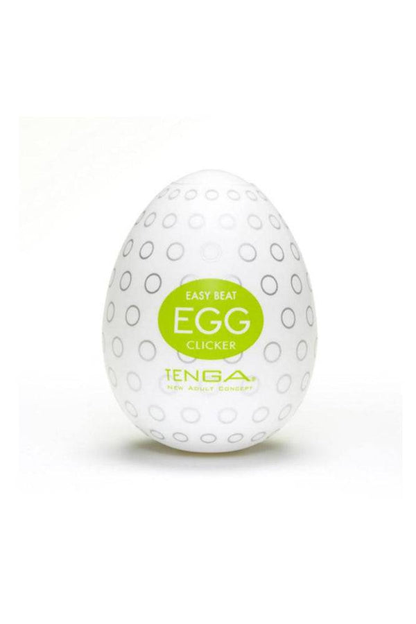 Tenga - Egg - Clicker Textured Egg Masturbator - Stag Shop