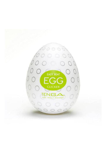 Tenga - Egg - Clicker Textured Egg Masturbator - Stag Shop