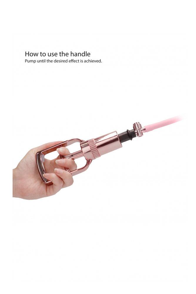 Shots Toys - Pumped - Pussy Pump - Rose Gold - Stag Shop