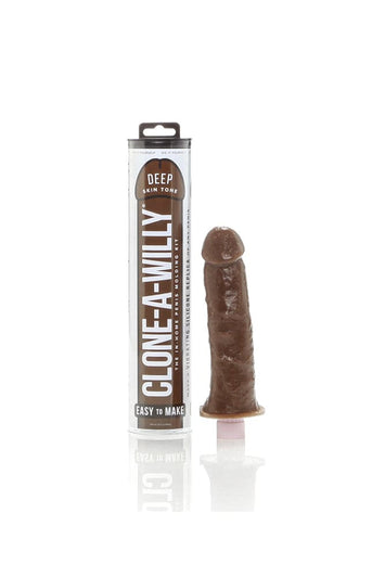 Clone-A-Willy - Vibrating Penis Casting Kit - Brown - Stag Shop