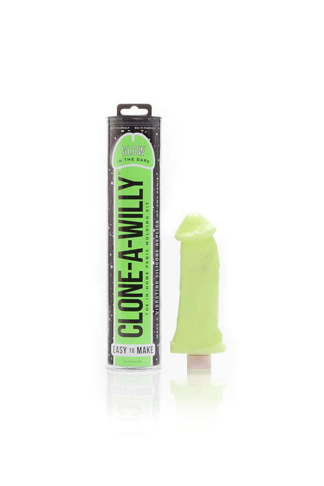 Clone-A-Willy - Vibrating Penis Casting Kit - Glow In The Dark - Green - Stag Shop