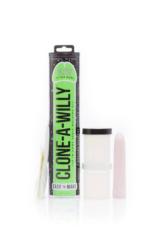 Clone-A-Willy - Vibrating Penis Casting Kit - Glow In The Dark - Green - Stag Shop