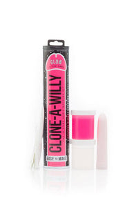 Thumbnail for Clone-A-Willy - Vibrating Penis Casting Kit - Glow In The Dark - Hot Pink - Stag Shop