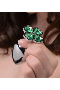 Thumbnail for XR Brands - Booty Sparks - Lucky Clover Gem Anal Plug - Small - Stag Shop