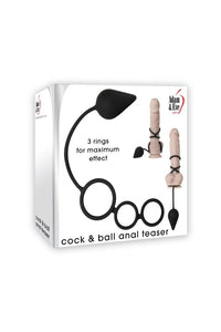 Thumbnail for Adam & Eve - Cock & Ball Anal Teaser - Black - Stag Shop
