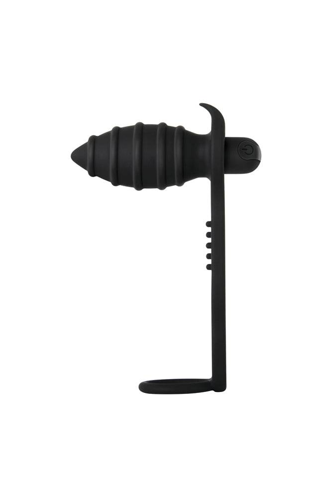 Zero Tolerance - Rechargeable Cock Ring & Anal Vibe - Black - Stag Shop