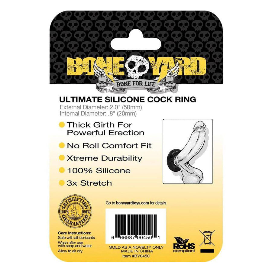 Channel 1 Releasing - Boneyard - Ultimate Silicone Cock Ring - Stag Shop
