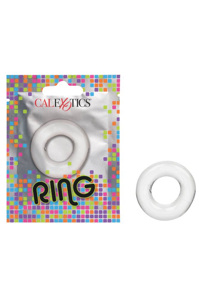 Cal Exotics - Foil Pack - Cock Ring - Clear - Stag Shop