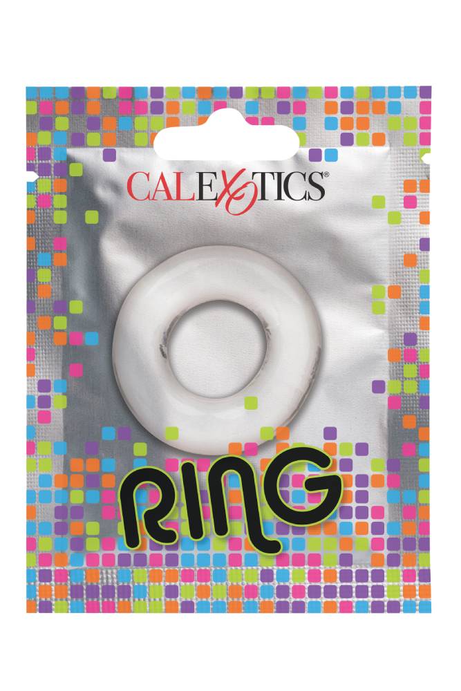 Cal Exotics - Foil Pack - Cock Ring - Clear - Stag Shop