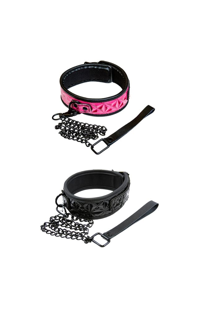 NS Novelties - Sinful - Collar & Leash - Assorted Colours - Stag Shop