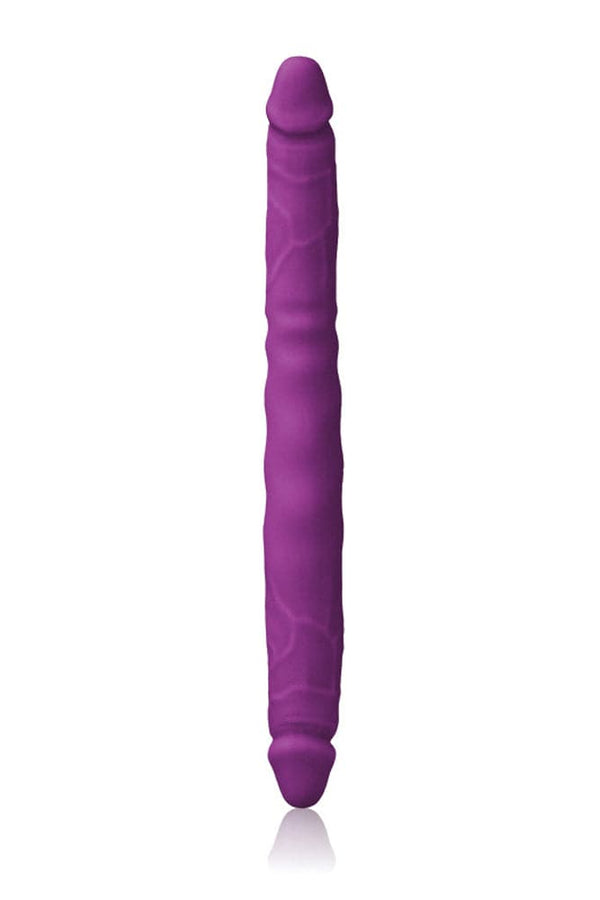 NS Novelties - Colours - Double Pleasure Double Ended Dildo - Purple - Stag Shop