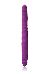 Thumbnail for NS Novelties - Colours - Double Pleasure Double Ended Dildo - Purple - Stag Shop