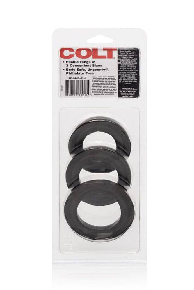 Cal Exotics - Colt - 3 Ring Set - Black - Stag Shop