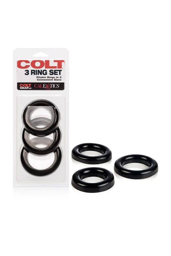 Cal Exotics - Colt - 3 Ring Set - Black - Stag Shop