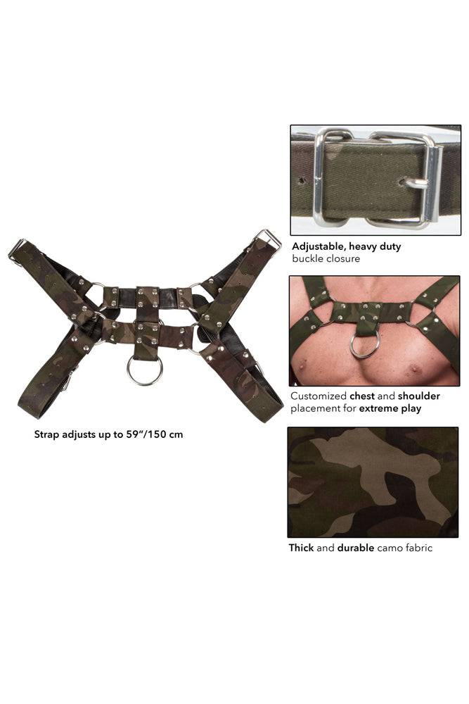 Cal Exotics - Colt - Camo Chest Harness - Stag Shop