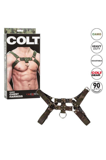 Cal Exotics - Colt - Camo Chest Harness - Stag Shop