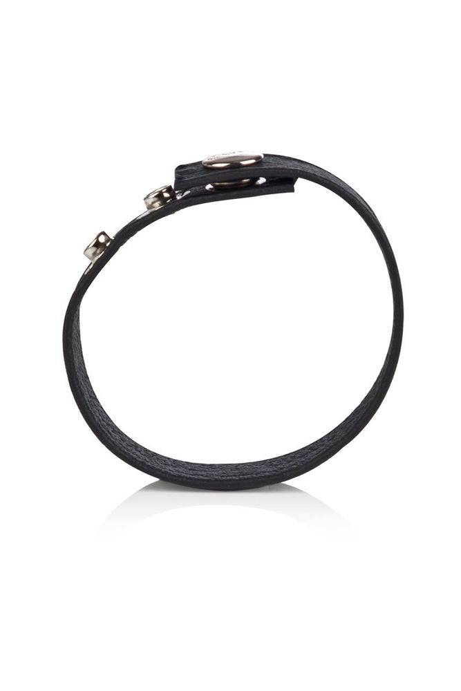 Cal Exotics - Colt - Adjustable 3 Snap Leather Cock/Ball Strap - Stag Shop