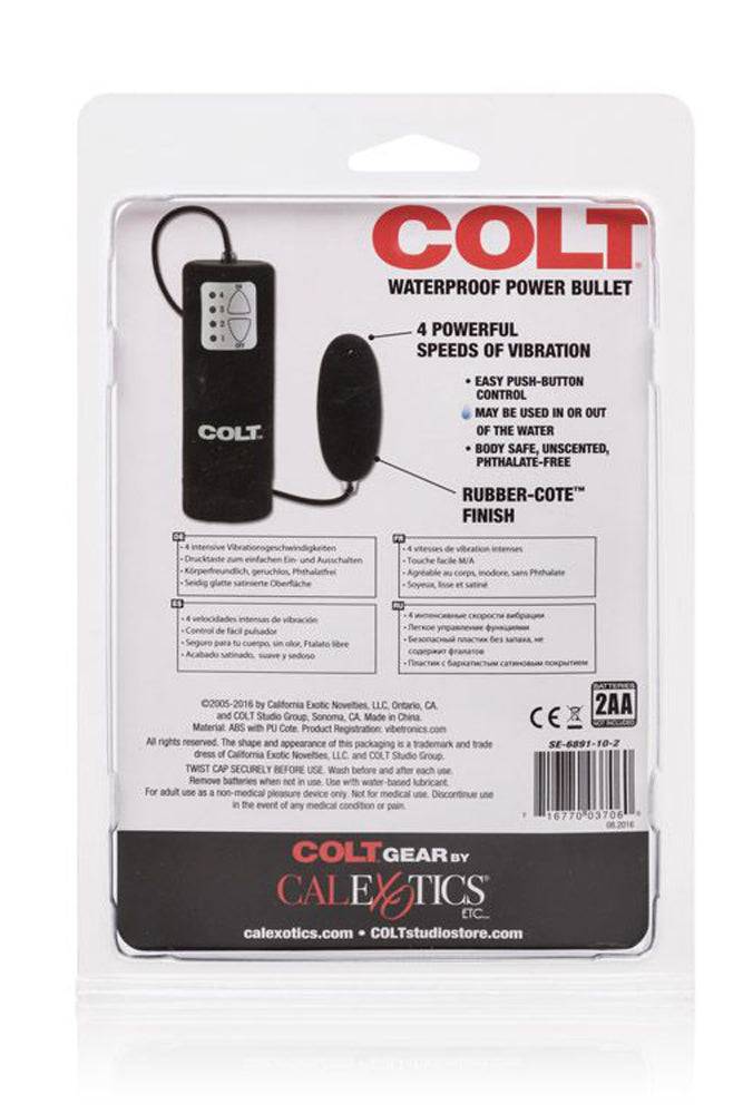 Cal Exotics - Colt - Waterproof Power Bullet - Black - Stag Shop