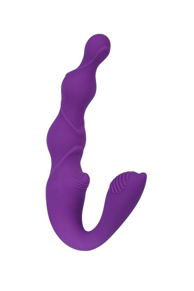 Evolved - Come Together Vibrating Strapless Strap-On - Purple - Stag Shop