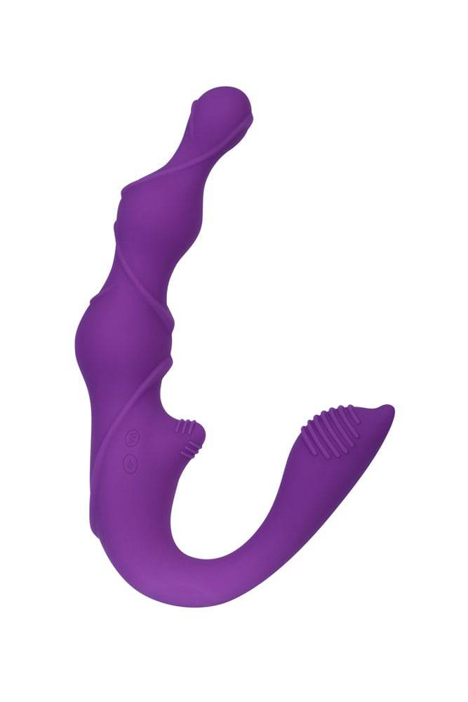 Evolved - Come Together Vibrating Strapless Strap-On - Purple - Stag Shop