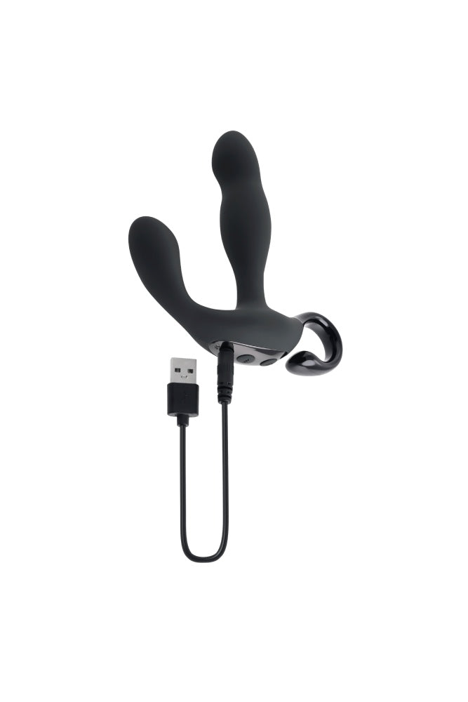 Playboy - Come Hither Prostate Massager with Remote Control - Black - Stag Shop