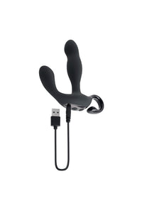 Thumbnail for Playboy - Come Hither Prostate Massager with Remote Control - Black - Stag Shop