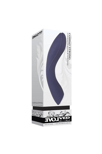Evolved - Coming Strong G-Spot Vibrator - Navy - Stag Shop