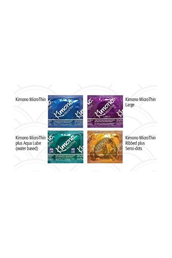Kimono - MicroThin Sheer Condoms - Variety 24 Pack - Stag Shop